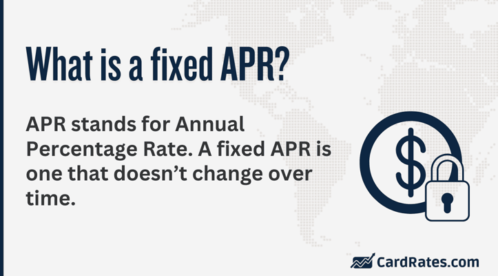 Definition of fixed APR infographic Definition of fixed APR infographic