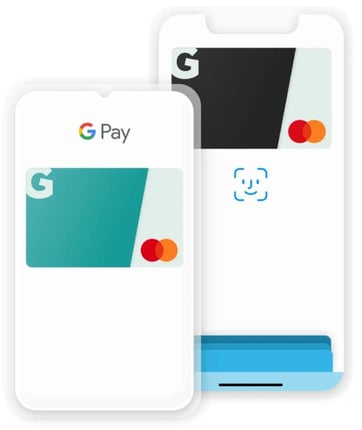 Green and black virtual cards