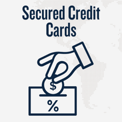 Secured credit cards icon Secured credit cards icon