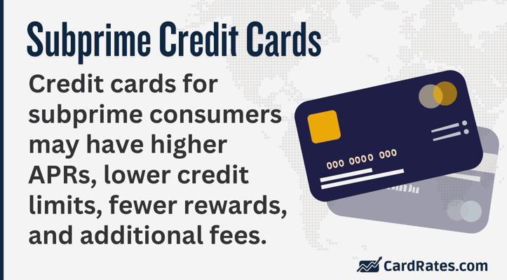 Subprime Credit Card graphic Subprime Credit Card graphic