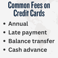 credit card fees graphic credit card fees graphic