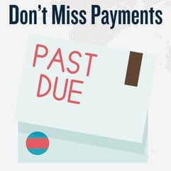 no missed payments graphic