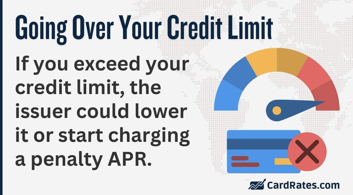 Exceeding Credit Limit Graphic Exceeding Credit Limit Graphic