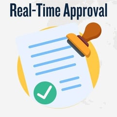 real-time approval real-time approval