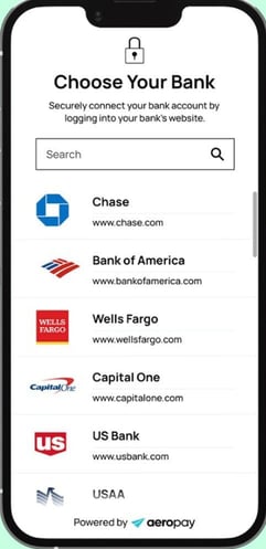 Aeropay interface