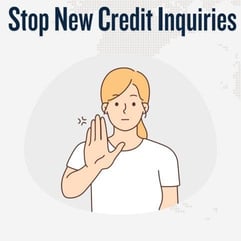 Stop new credit inquiries