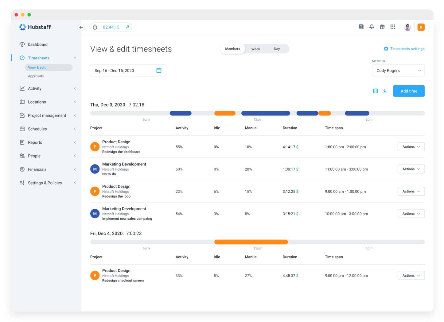 Time Tracking and Productivity Monitoring Software to Help Businesses ...