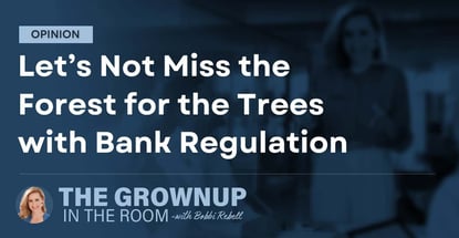 Lets Not Miss The Forest For The Trees With Bank Regulation