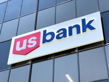 U.S. Bank sign on building