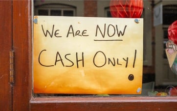 Cash Only Sign Cash Only Sign