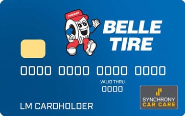 Belle Tire card Belle Tire card