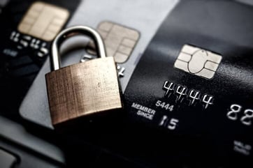 lock over cards lock over cards