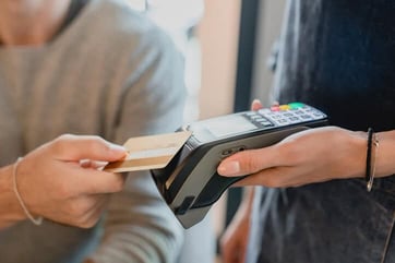 card transaction at terminal card transaction at terminal