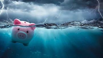 piggy bank afloat