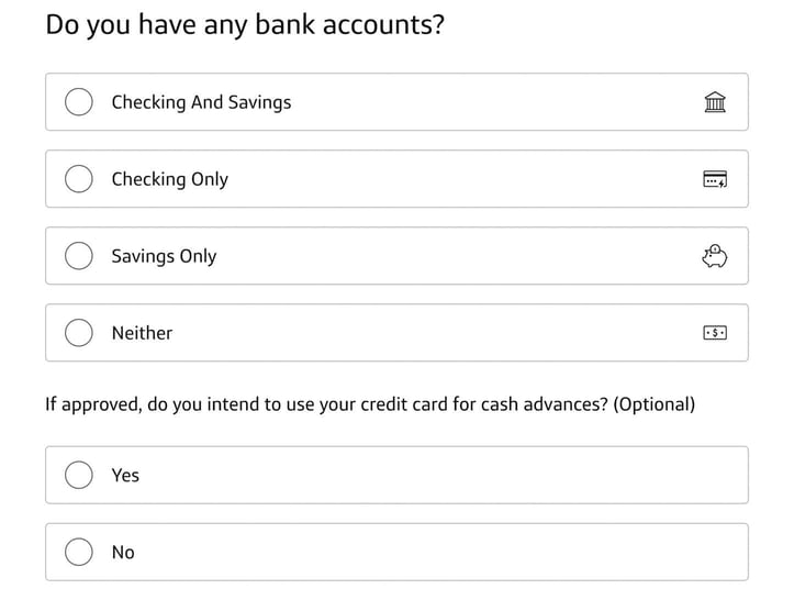 Capital One Quicksilver Student Credit Card Application Step 8