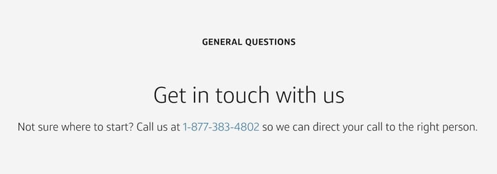 Capital One customer service phone number screenshot