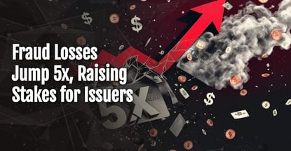 Fraud Losses Jump Fivefold Pressuring Card Issuers