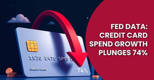 Credit Card Spend Growth Crashed 74% in February