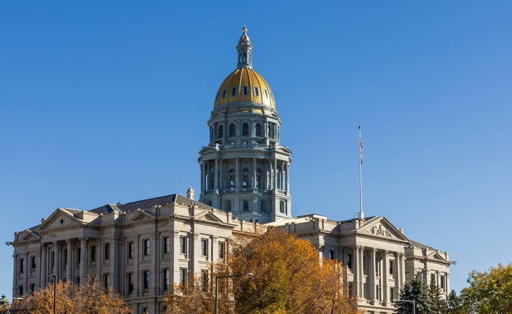 Photo of the Colorado State Capitol Building Photo of the Colorado State Capitol Building