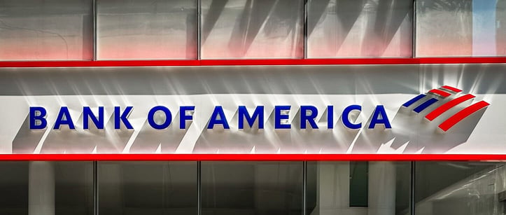 Bank of America sign Bank of America sign