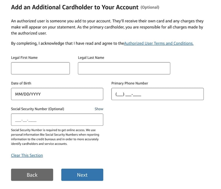 Screenshot of Capital One VentureOne application step 4 Screenshot of Capital One VentureOne application step 4