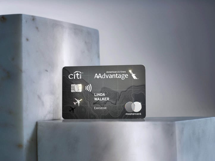 Citi / AAdvantage Executive Mastercard on a block Citi / AAdvantage Executive Mastercard on a block