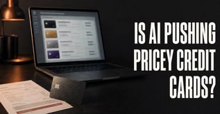 AI Favors $400-Plus Credit Cards Over Fee-Free Options
