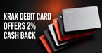 New Krak Debit Card Pays 2% Cash Back, But Not to Everyone