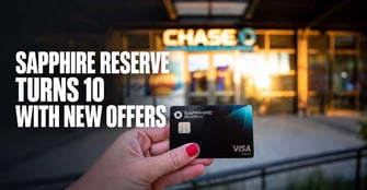 Chase Sapphire Reserve Turns 10 With New Travel Offers