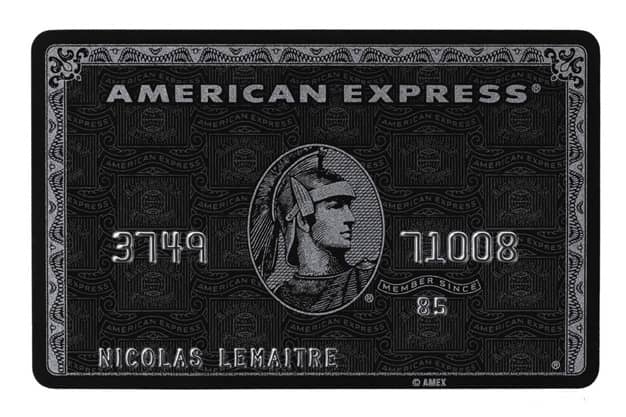 American Express Centurion "Black" Card American Express Centurion "Black" Card