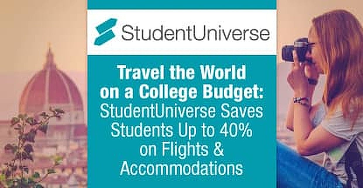 studentuniverse travel ticket