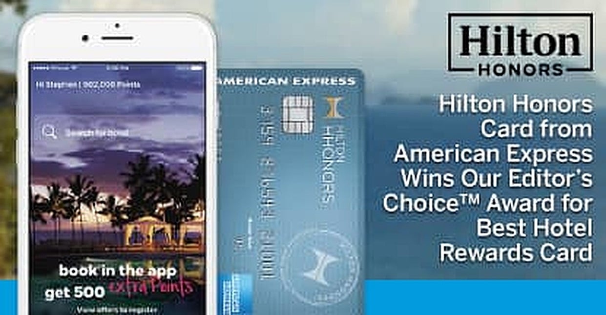 Hilton Honors Card from American Express Wins Our Editor’s