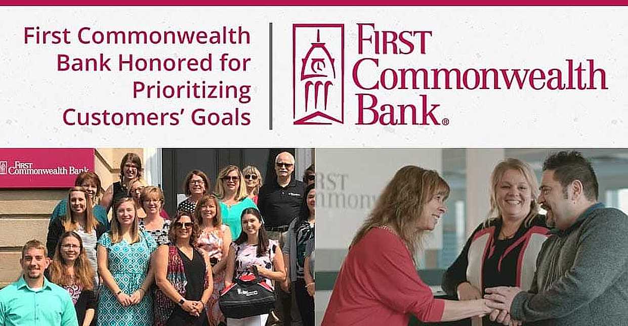First Commonwealth Bank Recognized for Prioritizing Customers
