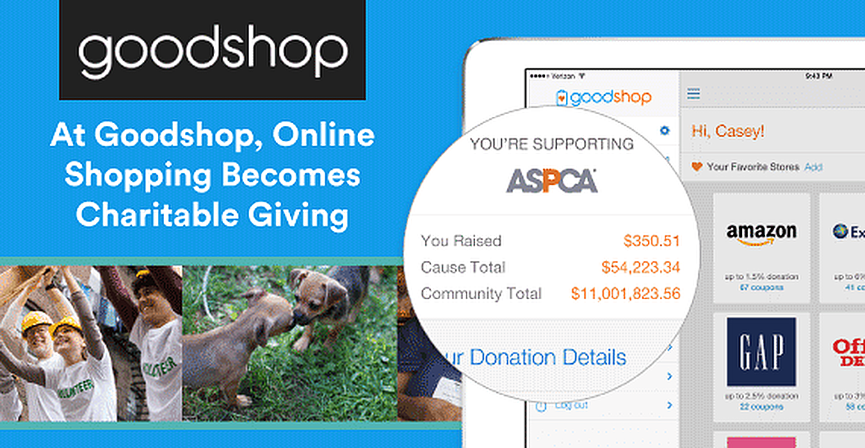At Online Shopping Charitable Giving at No Cost to