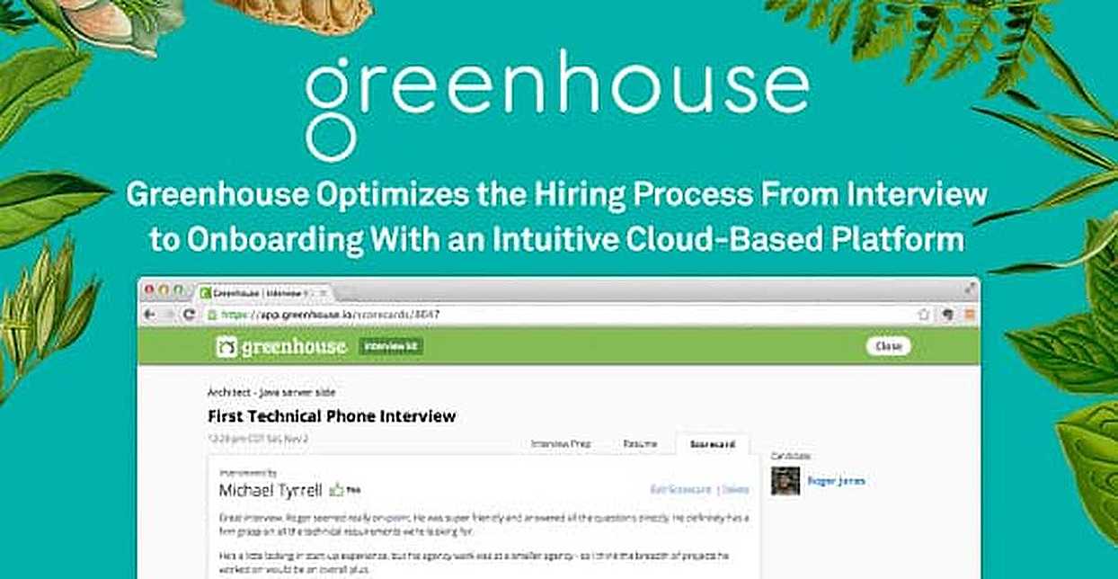 Greenhouse Optimizes the Hiring Process From Interview to Onboarding