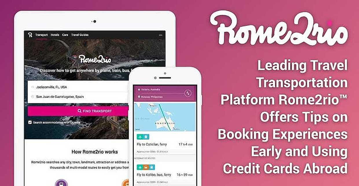 Leading Travel Transportation Platform Rome2rio™ Offers Tips on Booking
