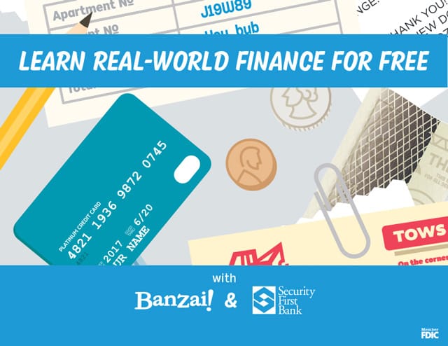 Security First Bank and Banzai ad Security First Bank and Banzai ad