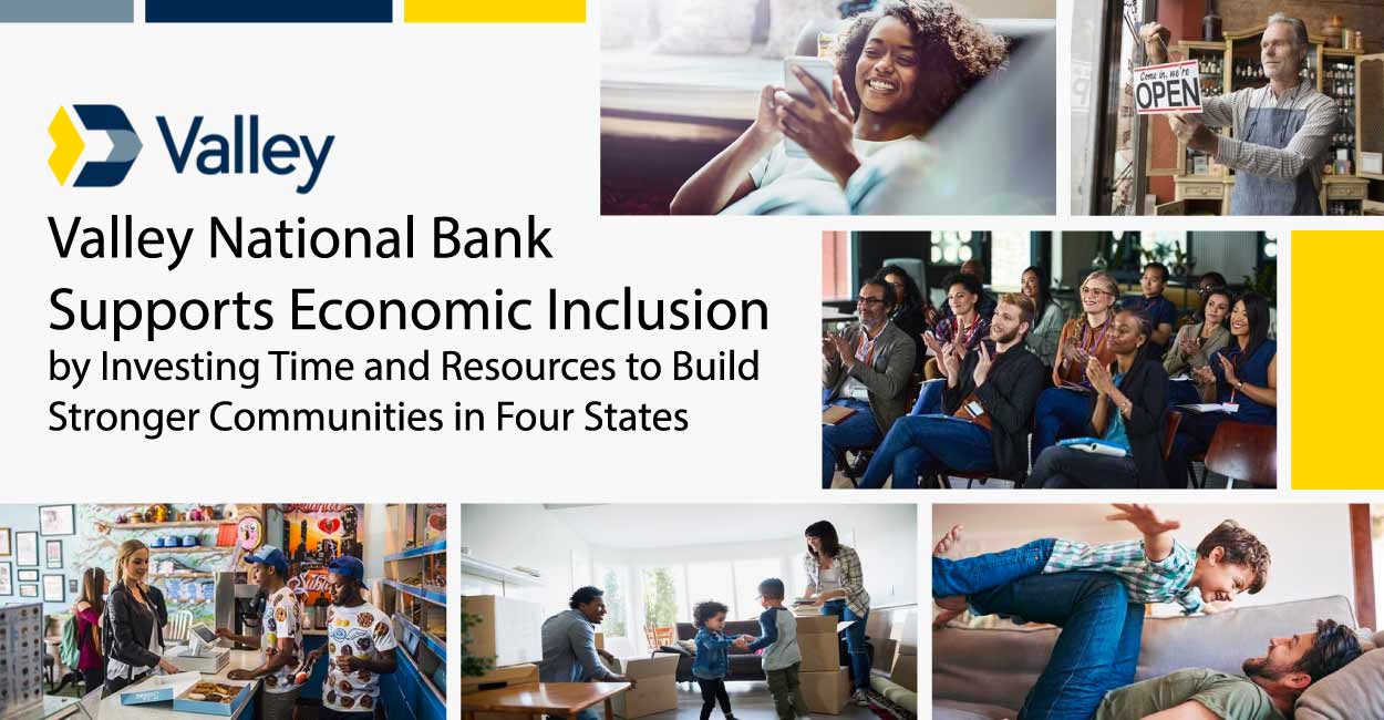 Valley National Bank Supports Economic Inclusion by Investing Time and
