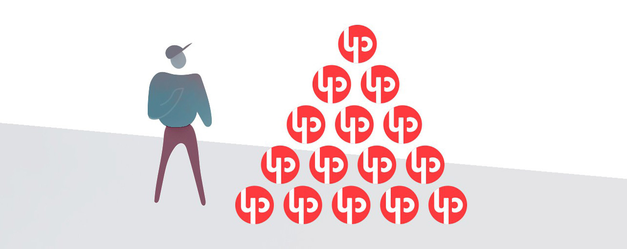Graphic of user and YUP tokens Graphic of user and YUP tokens