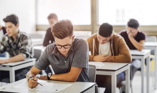 Students Taking a Test