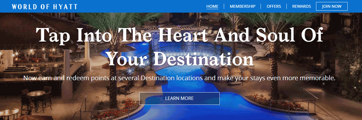 World of Hyatt Screenshot World of Hyatt Screenshot