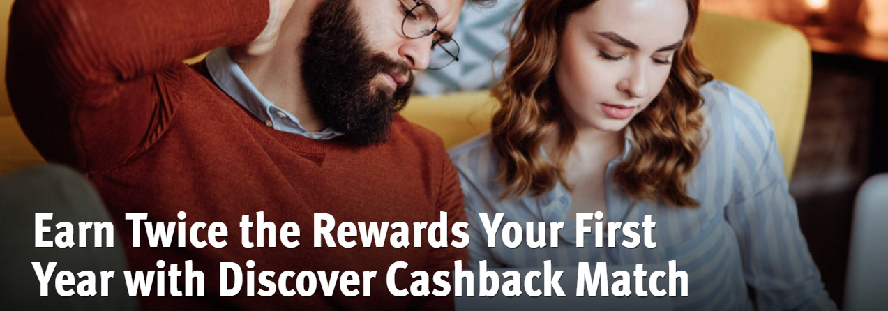 Screenshot from the Discover website