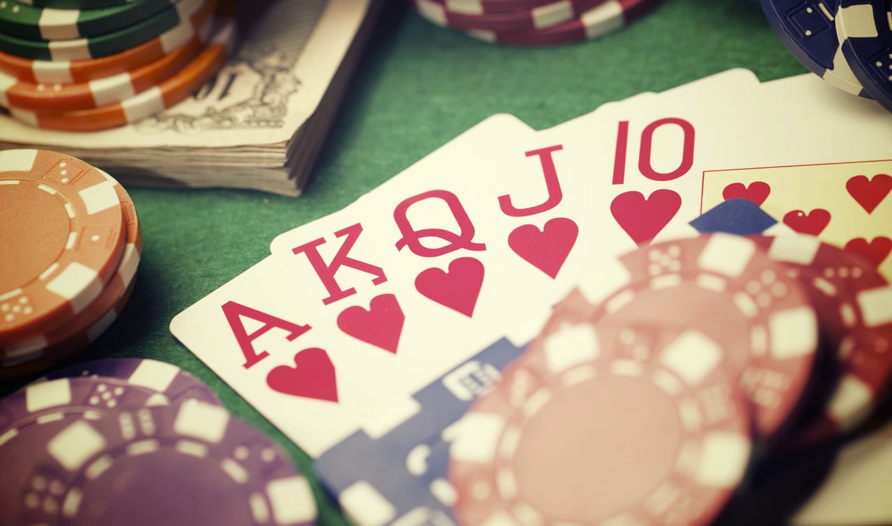 Photo of Cards and Poker Chips Photo of Cards and Poker Chips