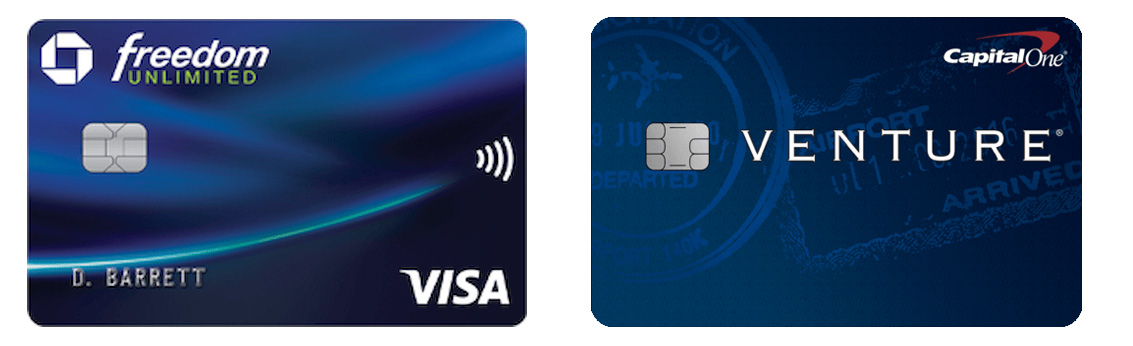 Chase Freedom Unlimited® and Capital One Venture® Chase Freedom Unlimited® and Capital One Venture®
