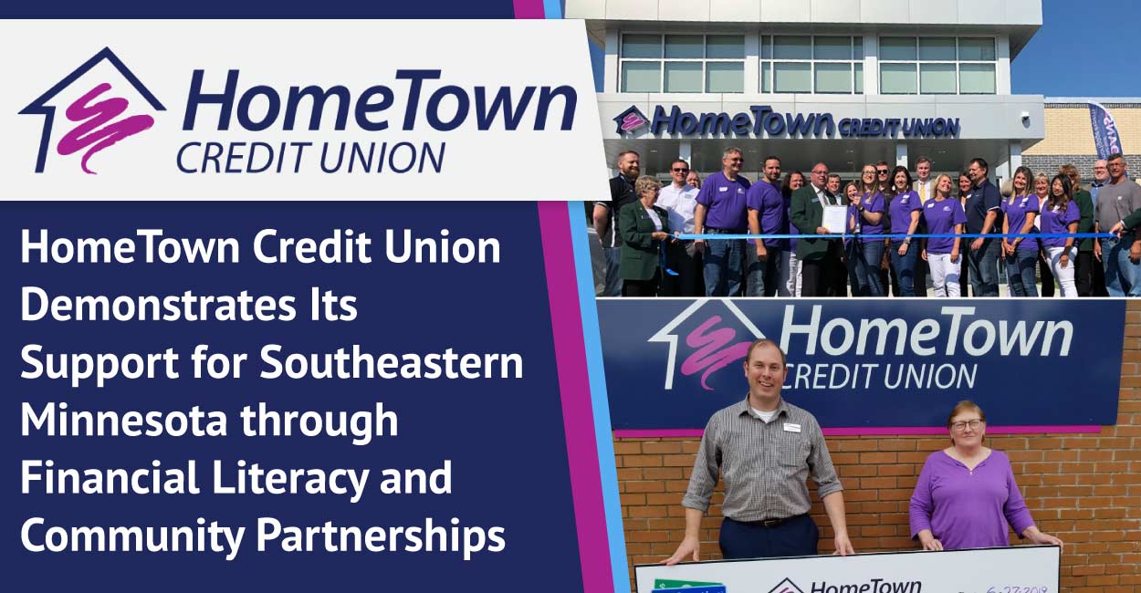HomeTown Credit Union Demonstrates Its Support for Southeastern Minnesota through Financial