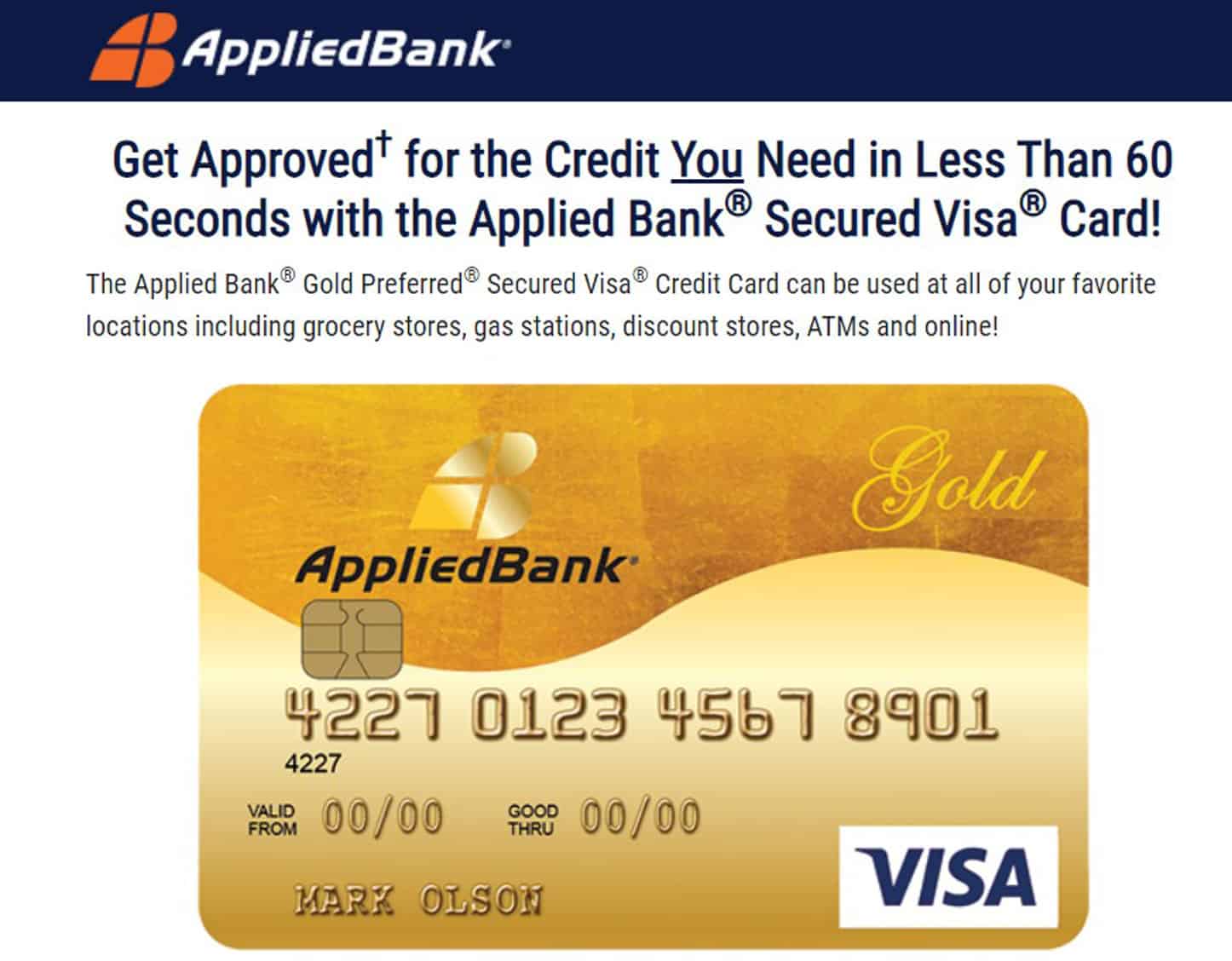 Applied Bank screenshot