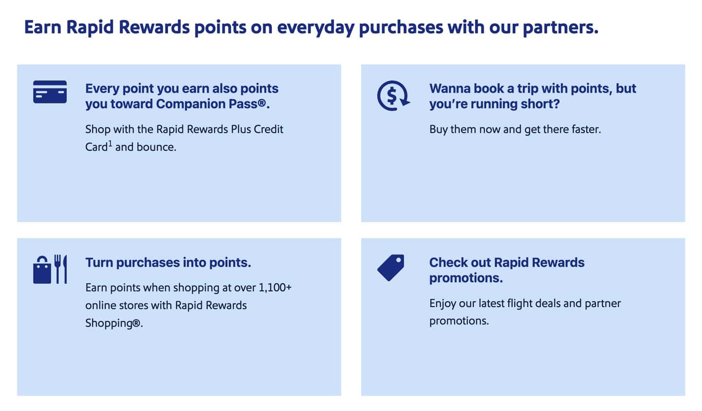 Rapid Rewards Points Explainer